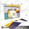 TARJETERO EN PORTA GRAFICA ACRILICO A6 (10.5*14.8 CMS) FORMATO MURO HORIZONTAL 1.5 MM, foto 5