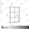 PANEL ARAÑA TEXTIL RECTO 2 CUERPOS (150*230 CMS), foto 3