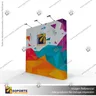 PANEL ARAÑA TEXTIL RECTO 3 CUERPOS (225*230 CMS), foto 3