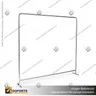 PANEL PUBLICITARIO TUBO TEXTIL RECTO 300*230 CMS, foto 2