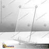 TARJETERO EN PORTA GRAFICA ACRILICO A4 (21*29.7 CMS) FORMATO L VERTICAL 2 MM, foto 1