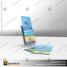 PORTA FOLLETO EN PORTA GRAFICA ACRILICO A6 (10.5*14.8 CMS) FORMATO L VERTICAL 1.5 MM, foto 2