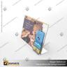 PORTA FOLLETO EN PORTA GRAFICA ACRILICO A3 (29.7*42 CMS) FORMATO L HORIZONTAL 2.5 MM, foto 1