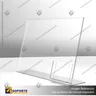 PORTA FOLLETO EN PORTA GRAFICA ACRILICO A3 (29.7*42 CMS) FORMATO L HORIZONTAL 2.5 MM, foto 2