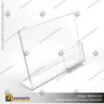 PORTA FOLLETO EN PORTA GRAFICA ACRILICO A4 (21*29.7 CMS) FORMATO L HORIZONTAL 2 MM, foto 3