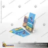 PORTA FOLLETO EN PORTA GRAFICA ACRILICO A5 (14.8*21 CMS) FORMATO L HORIZONTAL 1.5 MM, foto 5