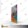 PORTA GRAFICA ACRILICO A4 (21*29.7 CMS) FORMATO T VERTICAL 1.7 MM (C12), foto 1