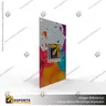 PORTA GRAFICA ACRILICO A4 (21*29.7 CMS) FORMATO T VERTICAL 1.7 MM (C12), foto 2