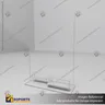 TARJETERO EN PORTA GRAFICA ACRILICO A4 (21*29.7 CMS) FORMATO T VERTICAL 2 MM, foto 2