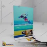 TARJETERO EN PORTA GRAFICA ACRILICO A4 (21*29.7 CMS) FORMATO T VERTICAL 2 MM, foto 5