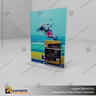PORTA FOLLETO EN PORTA GRAFICA ACRILICO A4 (21*29.7 CMS) FORMATO T VERTICAL 2 MM, foto 1