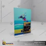 PORTA FOLLETO EN PORTA GRAFICA ACRILICO A4 (21*29.7 CMS) FORMATO T VERTICAL 2 MM, foto 2