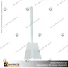 PORTA GRAFICA ACRILICO A6 (10.5*14.8 CMS) FORMATO T VERTICAL 1.7 MM (C50), foto 8