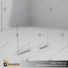 TARJETERO EN PORTA GRAFICA ACRILICO A4 (21*29.7 CMS) FORMATO T HORIZONTAL 2 MM, foto 2