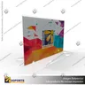 PORTA GRAFICA ACRILICO A6 (10.5*14.8 CMS) FORMATO T HORIZONTAL 1.7 MM (C40), foto 2
