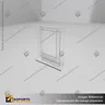 PORTA FOLLETO EN PORTA GRAFICA ACRILICO A6 (10.5*14.8 CMS) FORMATO T HORIZONTAL 1.5 MM, foto 6