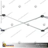 CONECTOR X ALUMINIO REDONDO PARA PANEL ARAÑA PAI RECTO, foto 4