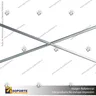 CONECTOR X ALUMINIO REDONDO PARA PANEL ARAÑA PAI CURVO, foto 1