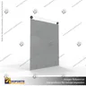PORTA GRAFICA ACRILICO A4 (21*29.7 CMS) FORMATO MURO VERTICAL 2.0 MM + SET EMBELLECEDORES, foto 8