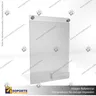 PORTA GRAFICA ACRILICO CON TARJETERO A4 (21*29.7 CMS) MURO VERTICAL 2 MM + SET EMBELLECEDOR, foto 1