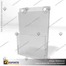 PORTA GRAFICA ACRILICO CON PORTA FOLLETO A6 (10.5*14.8 CMS) MURO VERTICAL 2 MM + SET EMBELLECEDOR, foto 6