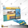 PORTA GRAFICA ACRILICO CON PORTA FOLLETO A4 (21*29.7 CMS) MURO HORIZONTAL 2 MM + VENTOSAS, foto 4