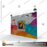 PORTA GRAFICA ACRILICO A5 (14.8*21 CMS) FORMATO MURO HORIZONTAL 1.5 MM + SET EMBELLECEDORES, foto 3