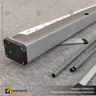 PORTA PENDON ROLLER EURO BASE COLOR ALUMINIO 80*200 CMS (C12), foto 2