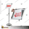 PORTA GRAFICA MARCO CLIP ALUMINIO CON PEDESTAL AJUSTABLE FORMATO A3 (29.7*42 CMS) (C10), foto 4