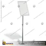 PORTA GRAFICA MARCO CLIP ALUMINIO CON PEDESTAL AJUSTABLE FORMATO A4 (21*29.7 CMS) (C10), foto 9