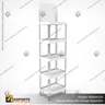 EXHIBIDOR MODULAR PARA PRODUCTOS 35*24*132 CMS PAYLOADER ESTANDAR BANDEJA BLANCA (C2), foto 8