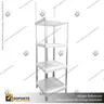 EXHIBIDOR MODULAR PARA PRODUCTOS 46*46*132 CMS PAYLOADER ESTANDAR BANDEJA BLANCA, foto 2