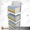 EXHIBIDOR MODULAR PARA PRODUCTOS 46*46*132 CMS PAYLOADER ESTANDAR BANDEJA BLANCA, foto 7