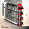EXHIBIDOR MODULAR PARA PRODUCTOS 40*60 CMS PAYLOADER SISTEMA ENSAMBLE BANDEJA BLANCA (SEMI TRANSPARE, foto 5