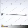 GANCHERA METALICA SIMPLE PANEL PERFORADO, foto 1