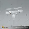SOSTENEDOR GRAFICA PINZA ACRILICA 16 CM., foto 1