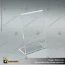 PORTA PRECIO ACRILICO CON SOPORTE 88126 MM, foto 1