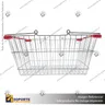 CANASTO METAL CON MANILLAS PARA COMPRAS 22L, foto 1
