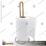 SOPORTE TOALLA DE PAPEL DORADO, foto 1
