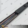 MG27 LUGANO - LAMPARA REJILLA CUERPO NEGRO 6W 300MM CALIDO 3000K 48V, foto 5