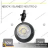 VERSALLES - FOCO LED TRACK LIGHT TRIFASICO COB 30W 4000K NEGRO 24, foto 1