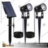 LUZ SOLAR PUNTO S15 3W C/U ESTACA DOBLE CON PANEL INDEPENDIENTE BLANCO CALIDO, foto 1