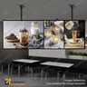 PANEL MENU SLIM BOX COLGANTE NEGRO CON BRAZO TELESCOPICO (400X600), foto 1