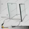 PANEL MENU SLIM BOX 1 CARA A4 CON PINES (225X304) COLOR PLATEADO, foto 7