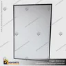 PANEL MENU SLIM BOX COLGANTE NEGRO CON BRAZO TELESCOPICO (600X900), foto 4