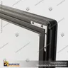 PANEL MENU SLIM BOX COLGANTE NEGRO CON BRAZO TELESCOPICO (600X900), foto 6