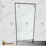 PANEL MENU SLIM BOX PALOMA PUBLICITARIA 600X1200MM NEGRO CON BATERIA, foto 3