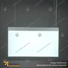 PANEL MENU SLIM BOX PLATEADO DOBLE CARA COLGANTE PIOLAS (600X350), foto 1