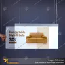 PANEL MENU SLIM BOX DOBLE CARA COLGANTE PIOLAS (1200X450) COLOR PLATEADO, foto 1