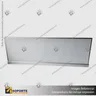 PANEL MENU SLIM BOX DOBLE CARA COLGANTE PIOLAS (1200X450) COLOR PLATEADO, foto 2